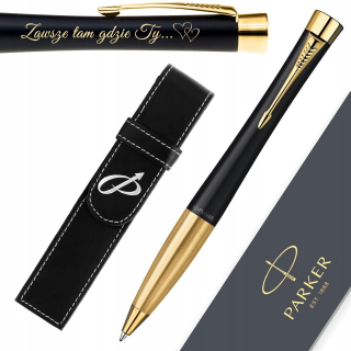 Parker Urban GT čierne pero s gravírovaním ZADARMO + PUZDRO Darček pre ocka